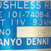 SANYO DENKI I0I-7408-4 11V 9.3kHz 6-wires Brushless Resolver RE42 - Image 2