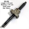 12X2 CNC Ball Screw With Nut 2mm Pitch 1.75inch Working and 5.75inch Length BS-368