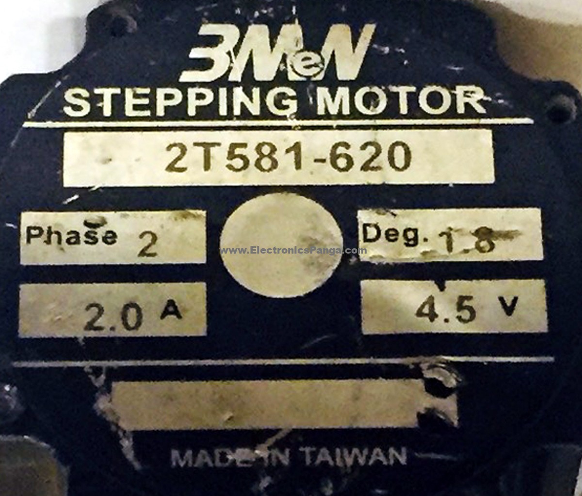 3MEN 2T581-620 2-Phase 4.5V 2.0A 1.8°/Step 6-wires Nema23 Stepping ...