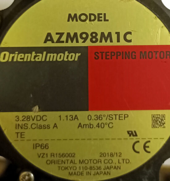 ORIENTAL MOTOR AZM98M1C 3.28V/DC 1.13A 0.36°/Step Closed Loop Stepping Motor STM128 - Image 2