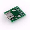 HW-769 Micro USB To DIP Female B Type Mike 5p Patch To Invert Adapter Plate Solder Circuit Board Connector Module - Image 4
