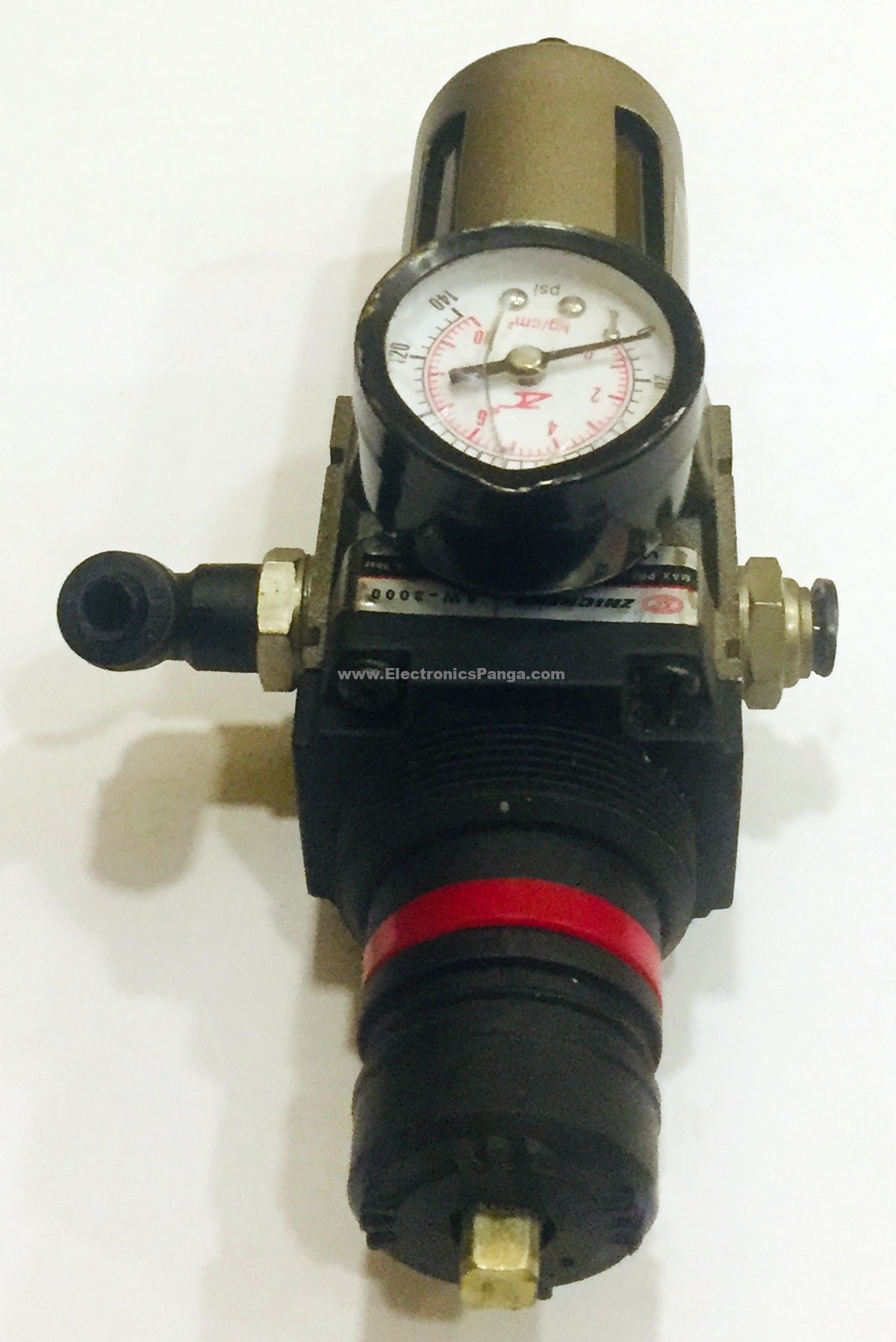 ZHICHENG AW-3000 0.5∼8.5mpa Pressure Air Filter Regulator N224 - Image 7