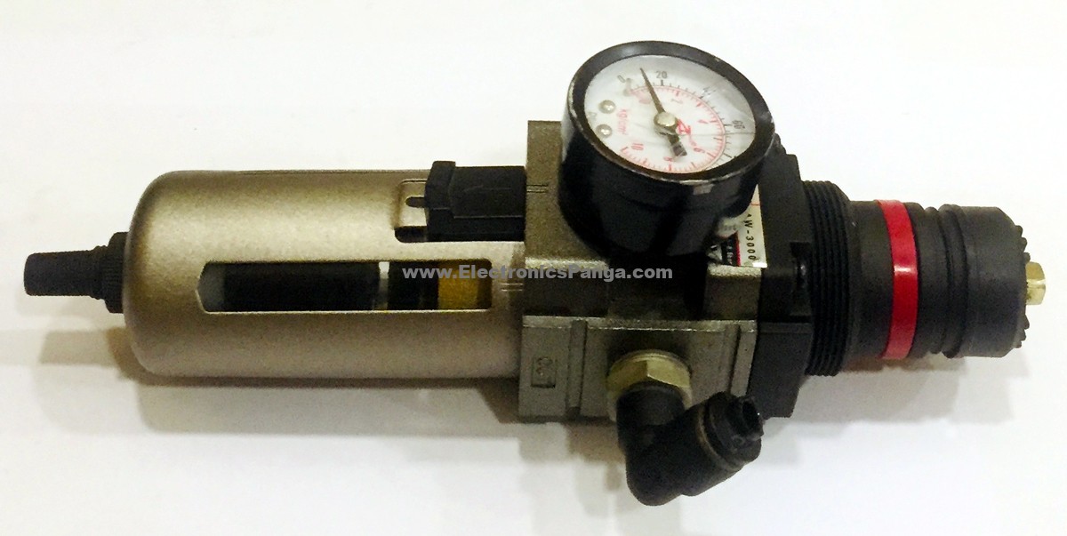 ZHICHENG AW-3000 0.5∼8.5mpa Pressure Air Filter Regulator N224 - Image 8