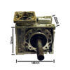 10:1 Ratio Worm Gearbox For 750w Servo Motor G511 - Image 3