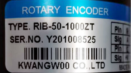 KWANGWOO RIB-50-1000ZT 8-wires Rotary Encoder RE71 - Image 2
