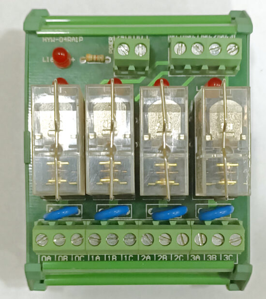 OMRON G2R-1 HYW-04RA1P 24V/DC 4-Channel Interface Relay Module Rail Mount R19 - Image 4