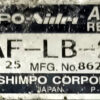 SHIMPO-Nidec VRAF-LB-25B 25:1 Ratio Able Reducer Gearbox For 50w & 100w Servo Motor G544 - Image 2