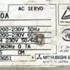 MITSUBISHI 100w (0.1kw) MR-E-10A AC Servo Driver SD506 - Image 3