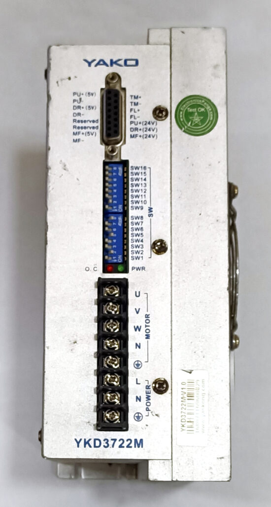 YAKO YKD3722M V1.0 110-220V/AC 7.0A 3-Phase Stepper Driver STD175 - Image 4