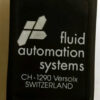 FLUID AUTOMATION SYSTEMS CH-1290 Versoix Solenoid Valve N262 - Image 2