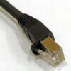 S6-L-T04-0.3 12inch Cat5e Shielded (STP) Black Servo Ethernet Network Cable W14 - Image 3