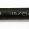 S6-L-T04-0.3 12inch Cat5e Shielded (STP) Black Servo Ethernet Network Cable W14 - Image 9