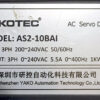 YAKOTEC 0.75kw (750w) ASMJ-08-0830B-A321 AC Servo Motor + 1kw (1000w) AS2-10BAI Driver MD183 - Image 9
