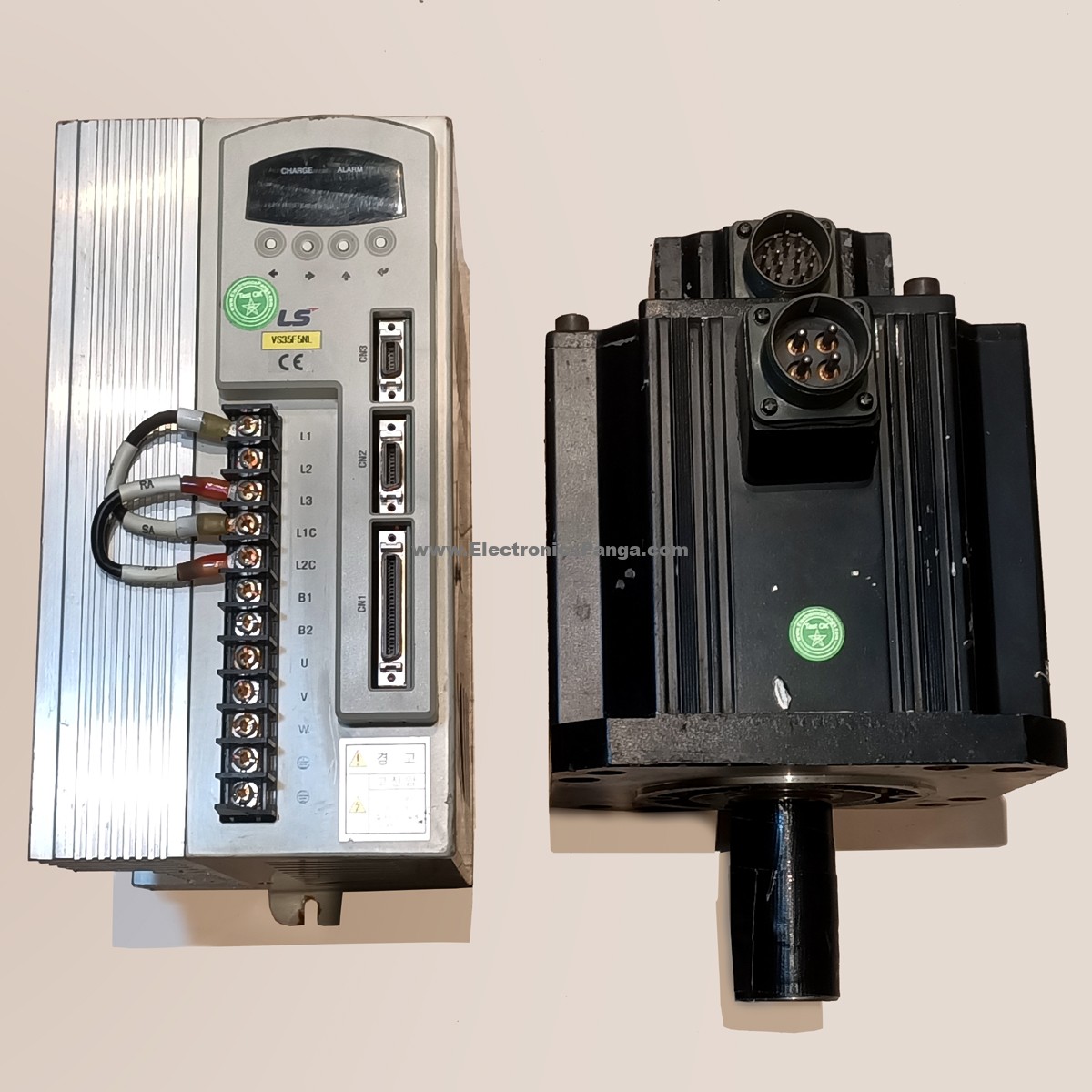 LS 3.5kw 3500w APM SF35DEK AC Servo Motor APD VS35 F5 N Driver