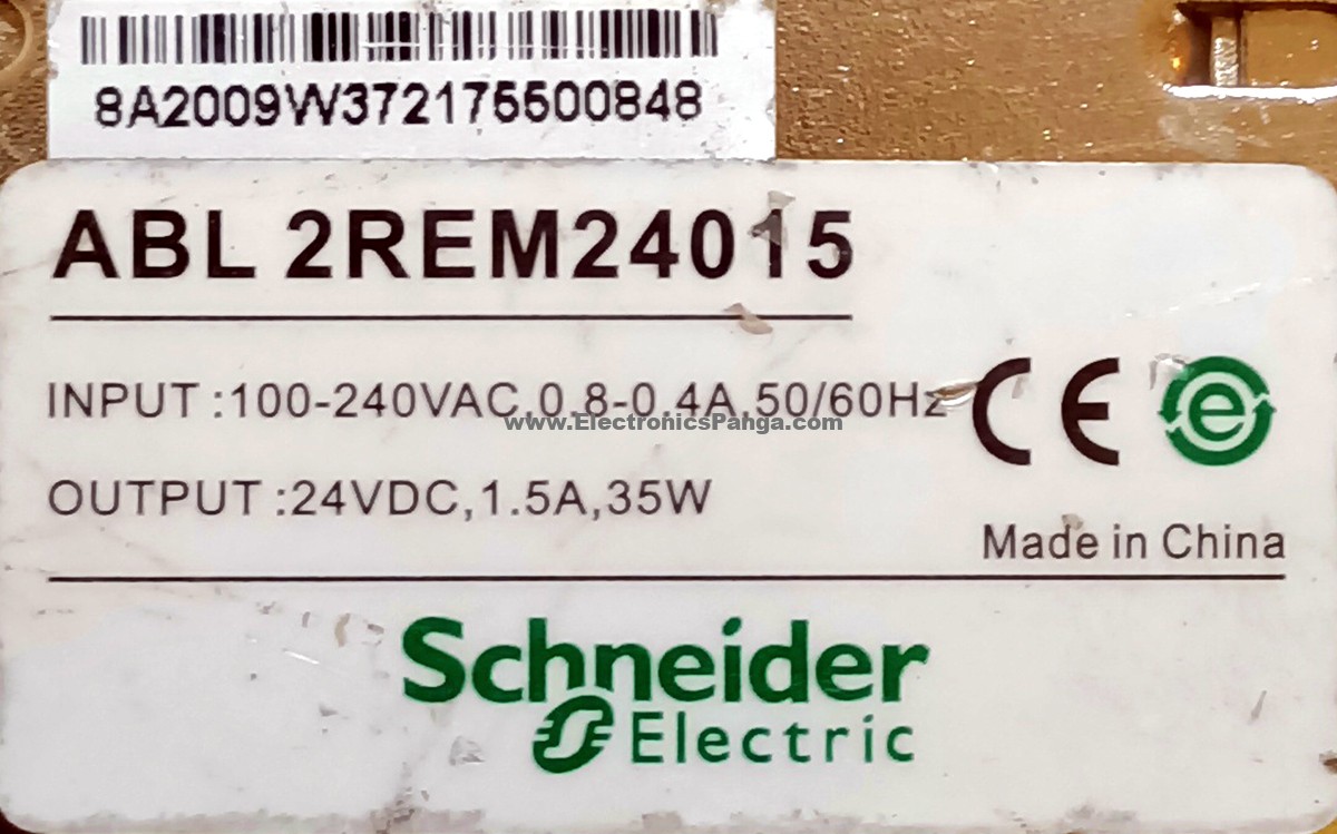 SCHNEIDER ABL2REM24015 24V 1.5A 35W Single Output AC to DC Switching Power Supply P133 - Image 2