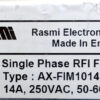 RASMI AX-FIM1014-RE 250V/AC 14A Single Phase RFI Filter F14 - Image 3