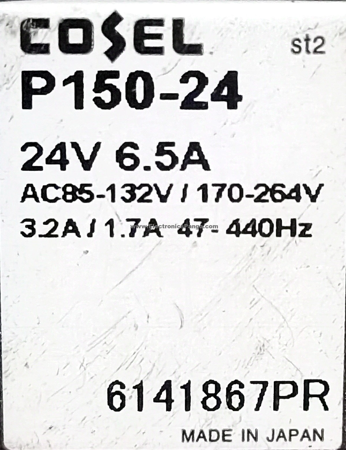 COSEL P150-24-N 24V 6.5A Single Output AC to DC Switching Power Supply P166 - Image 2