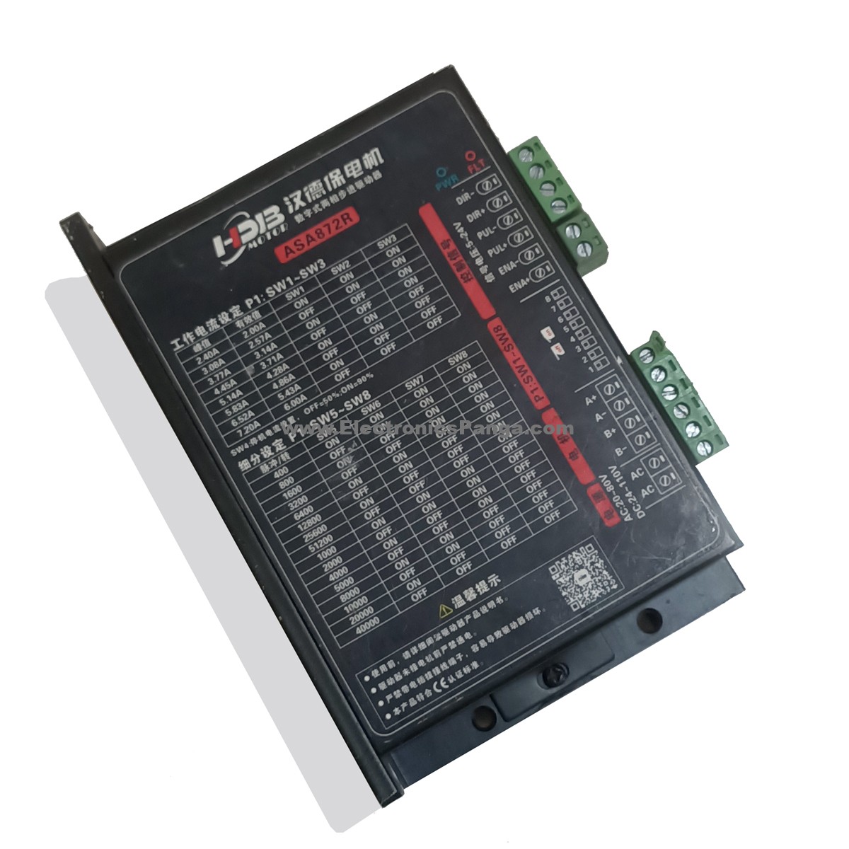HDB MOTOR ASA872R 2-Phase 20~80V/AC 24~110V/DC 7.20A Stepper Driver STD205 - Image 5