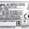 DELTA 750w (0.75kw) ASD-A0721-AB AC Servo Driver SD672 - Image 2