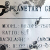 ZD 5:1 Ratio Planetary Gearbox For CNC Fiber Laser Machine G707 - Image 2