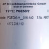 ZF 16:1 Ratio PGE50/2 Reducer Gearbox For 750w Servo Motor G702 - Image 2