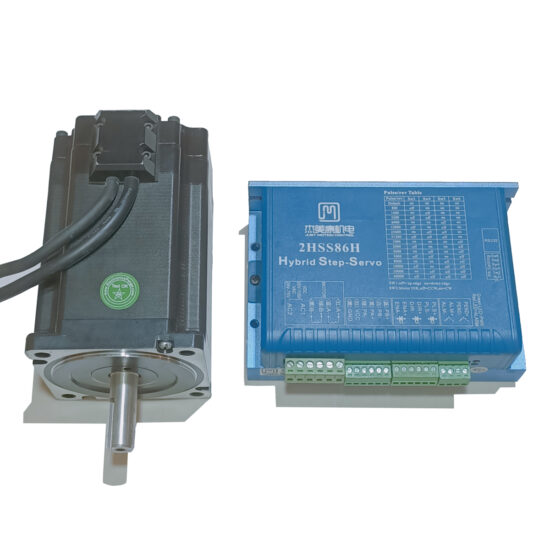JMC 86J18118EC-1000-QS Nema34 Closed Loop Stepper Motor + 2HSS86H-A-5/24 Hybrid Step-Servo Drive SMD68