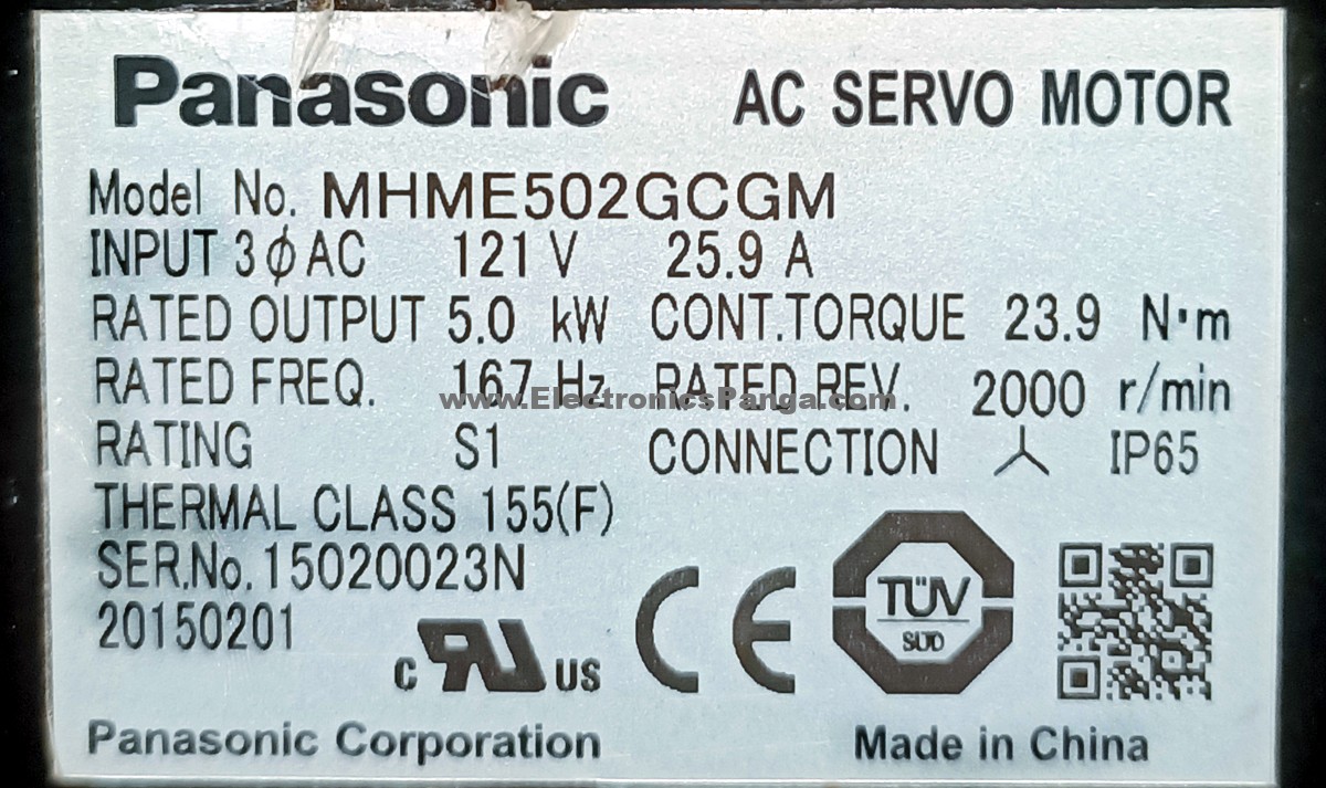 PANASONIC 5kw (5000w) MHME502GCGM AC Servo Motor + MFDKTB3A2E Driver MD236 - Image 3
