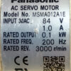 PANASONIC 0.1kw (100w) MSMA012A1E AC Servo Motor + MSDA013A1A Driver MD244 - Image 3