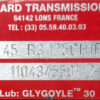 GIRARD Dynabox Basic 45 B3.125CH1F 3.25:1 Ratio Worm Gearbox For 1kw 1.5kw Servo Motor G857 - Image 3