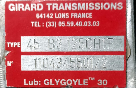 GIRARD Dynabox Basic 45 B3.125CH1F 3.25:1 Ratio Worm Gearbox For 1kw 1.5kw Servo Motor G857 - Image 3