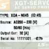 LS XGT-Servo XDA-N045 AC Servo Driver SD844 - Image 4