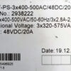 PHOENIX CONTACT QUINT-PS-3x400-500AC/48DC/20 48V 20A Single Output AC to DC Switching Power Supply P235 - Image 2