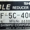 SHIMPO-NIDEC 5:1 Ratio VRKF-5C-400-Z Planetary Gearbox G818 - Image 2