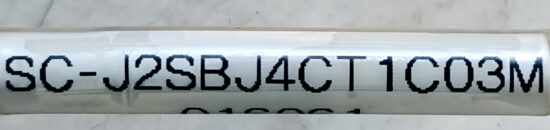 MITSUBISHI SC-J2SBJ4CT1C03M 12-Inch Control Signal Cable W29 - Image 2