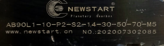 NEWSTART 10:1 Ratio AB90L1-10-P2-S2-14-30-50-70-M5 Planetary Gearbox For 200w & 400w Servo Motor G871 - Image 2