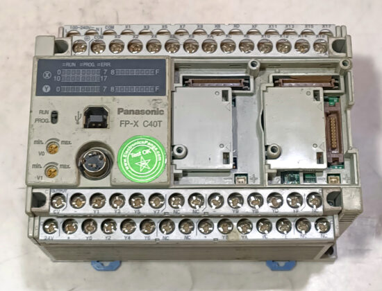PANASONIC FP-X C40T AFPX-C40T-F Control Unit (PLC) PL176 - Image 3