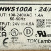 TDK LAMBDA HWS100A-24/A 24V 4.5A Single Output AC to DC Switching Power Supply P275 - Image 2