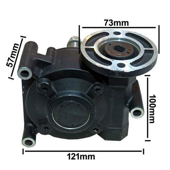 25:1 Ratio Input Flange 40mm Worm Gearbox G929 - Image 2