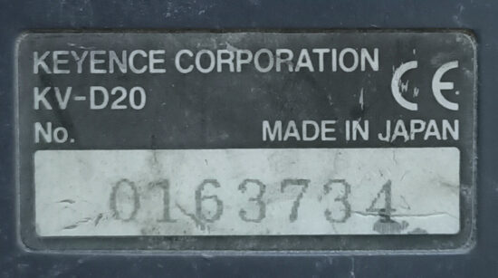 KEYENCE KV-D20 Operator Interface Panel AS464 - Image 4