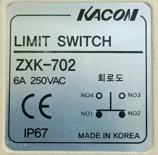 KOCAN ZXK-702 Roller Arm Type Limit Switch 250V/AC 6A LS11 - Image 2