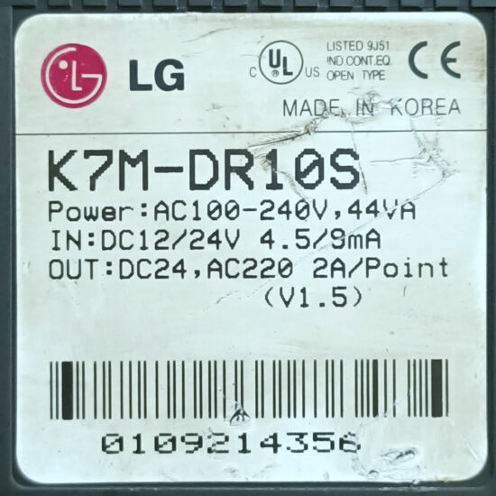 LG Master-K K7M-DR10S Programmable Logic Controller (PLC) PL188 - Image 2
