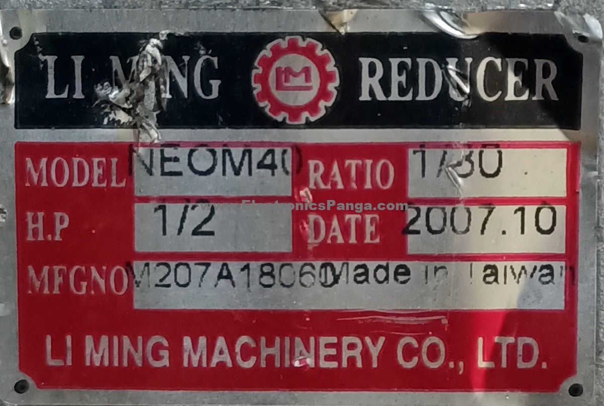 LM LIMING 30:1 Ratio NEOM40 Worm Gearbox G922 - Image 2