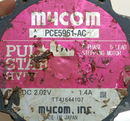 MYCOM PCE5961-AC 2.02V/DC 1.4A 5-Phase 5-wires 0.72°/Step Stepping Motor STM209 - Image 2