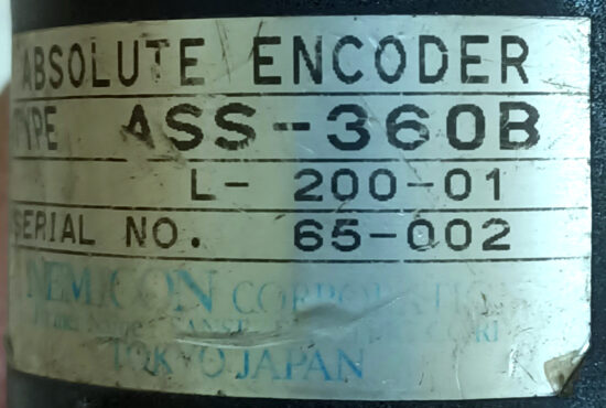 NEMICON ASS-360B ASS-360B-L-200-01 Absolute Encoder RE120 - Image 3