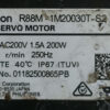 OMRON 200W (0.2Kw) R88M-1M20030T-S2 AC Servo Motor SM798 - Image 2