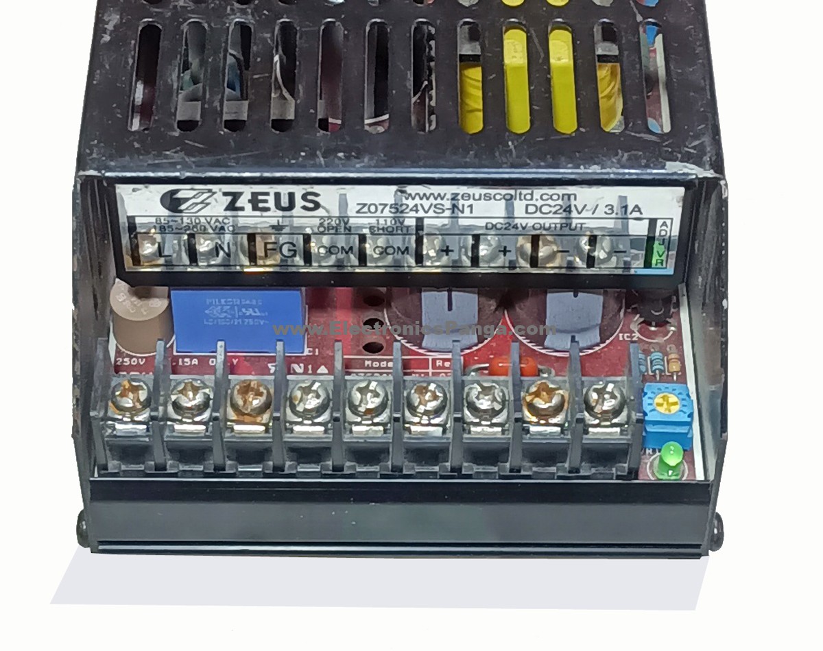 ZEUS Z07524VS-N1 24V 3.1A Single Output AC to DC Switching Power Supply P277 - Image 5