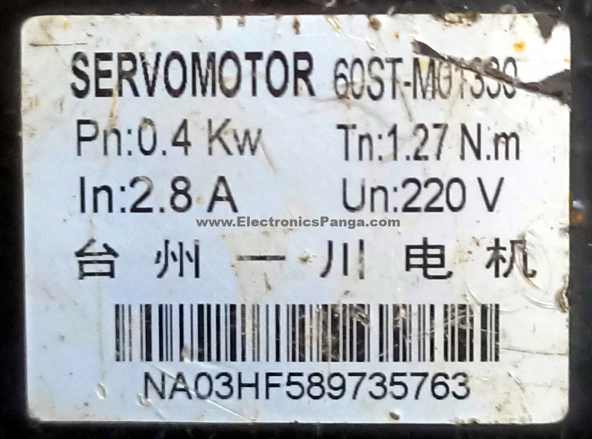 60ST-M01330 0.4Kw (400W) AC Servo Motor SM829 - Image 2