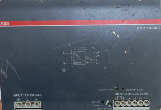 ABB CP-E 24/20.0 24V 20A AC To DC Single Output Switching Power Supply P323 - Image 3