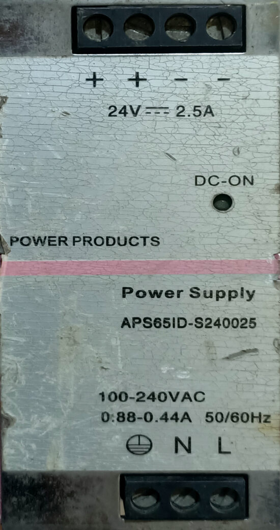 APS APS65ID-S240025 24V 2.5A AC To DC Single Output Switching Power Supply Module P309 - Image 3