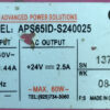 APS APS65ID-S240025 24V 2.5A AC To DC Single Output Switching Power Supply Module P309 - Image 4